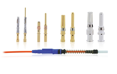Industrial contacts for harsh environment connectors